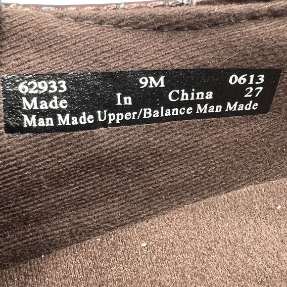 Clarks Bendables Womens 9 M Brown Vegan Croc Zip Slip On Comfort Shoe Old Money - Picture 7 of 8